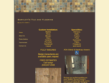 Tablet Screenshot of bartlettstileandflooring.com